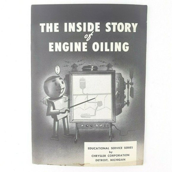 Vintage Chrysler Inside Story Engine Oiling Educational Service Series Booklet - Picture 1 of 11